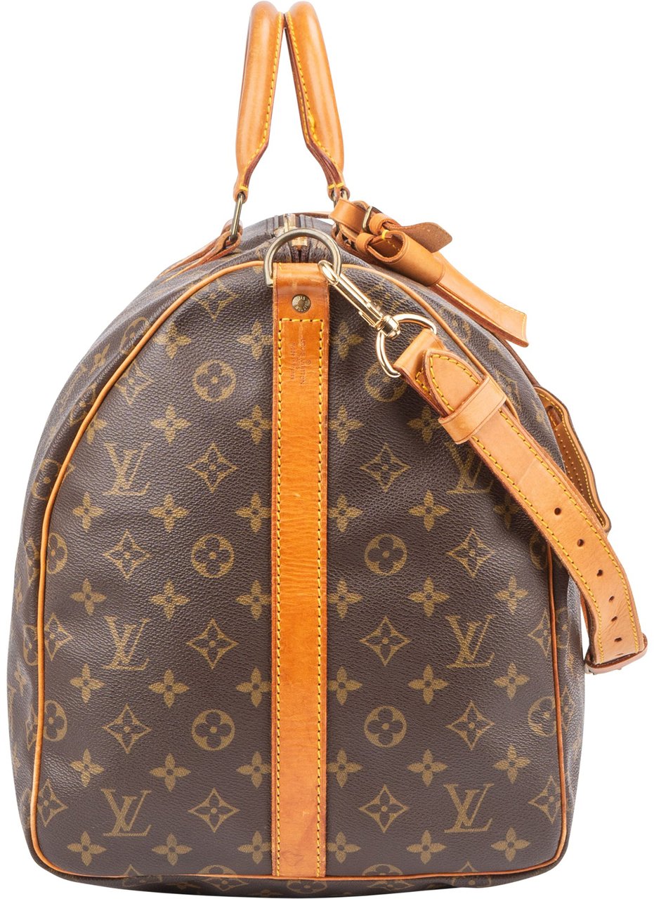 Louis Vuitton Louis Vuitton Canvas Monogram Keepall 55 Bandouliere Bruin