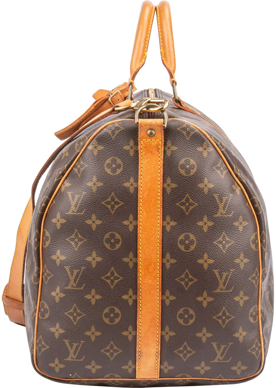 Louis Vuitton Louis Vuitton Canvas Monogram Keepall 55 Bandouliere Bruin