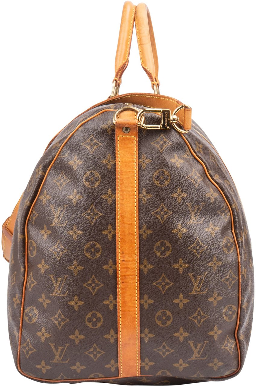 Louis Vuitton Louis Vuitton Canvas Monogram Keepall 60 Bandouliere Bruin