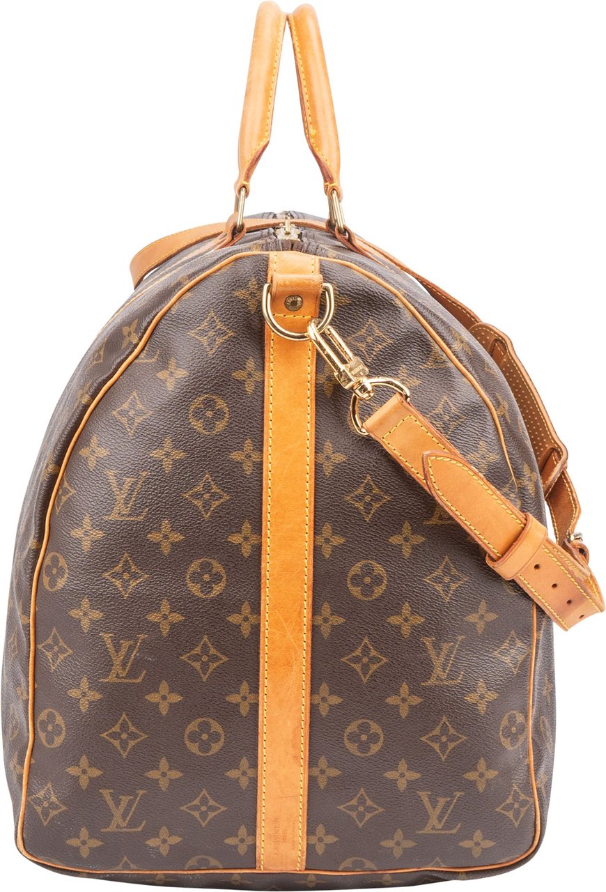 Louis Vuitton Louis Vuitton Canvas Monogram Keepall 60 Bandouliere Bruin