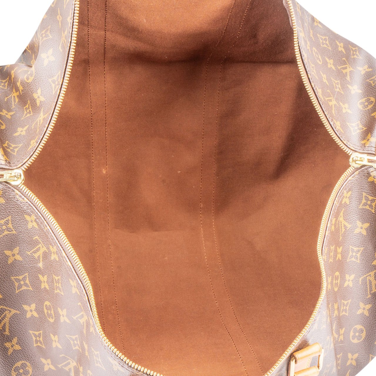 Louis Vuitton Louis Vuitton Canvas Monogram Keepall 60 Bandouliere Bruin