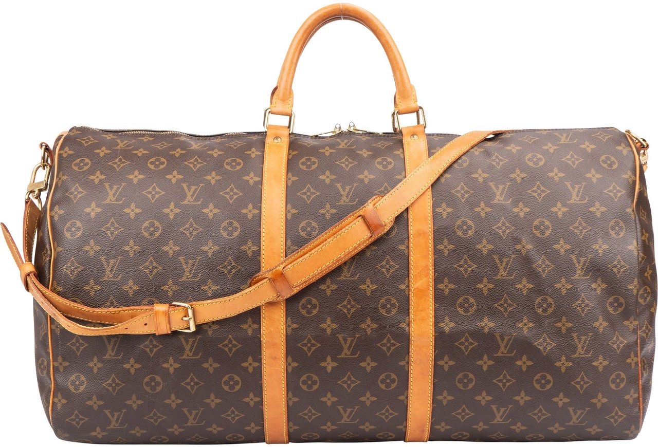 Louis Vuitton Louis Vuitton Canvas Monogram Keepall 60 Bandouliere Bruin