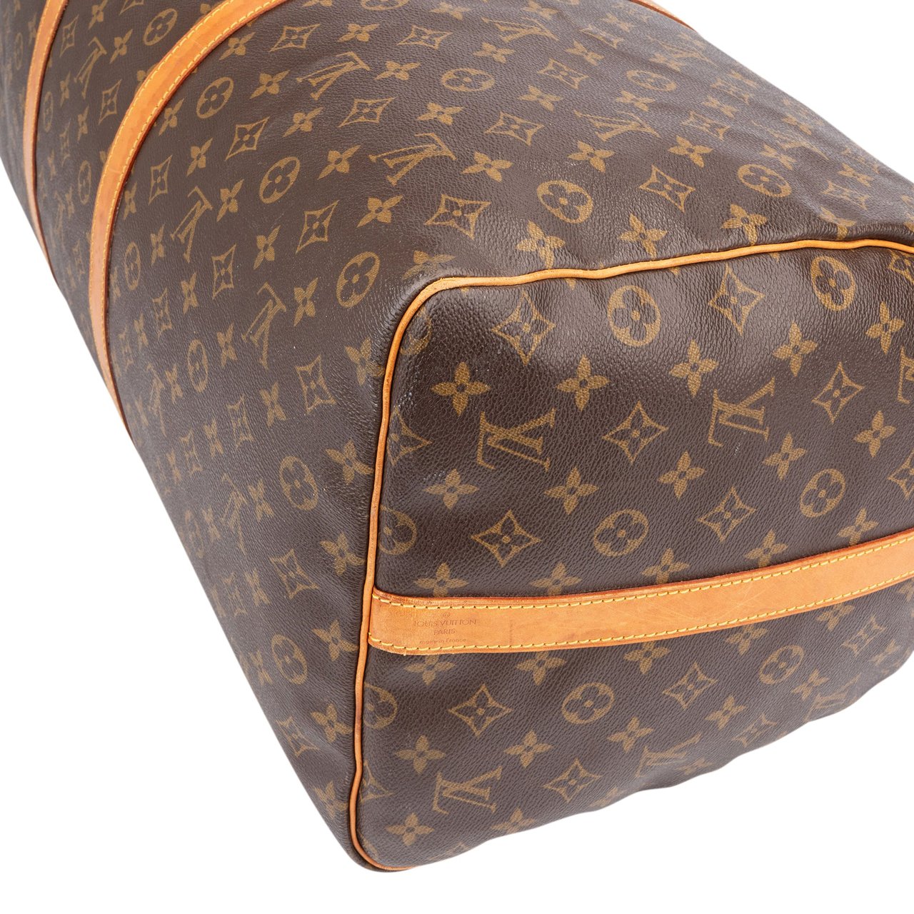 Louis Vuitton Louis Vuitton Canvas Monogram Keepall 60 Bandouliere Bruin