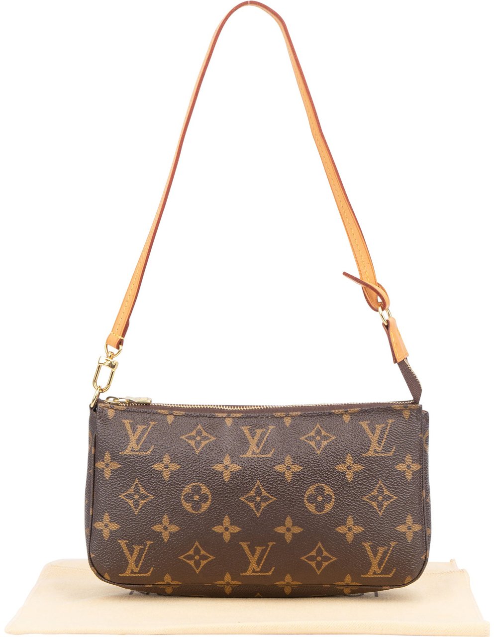 Louis Vuitton Louis Vuitton Canvas Monogram NM Pochette Accessoire Shoulder Bag Bruin