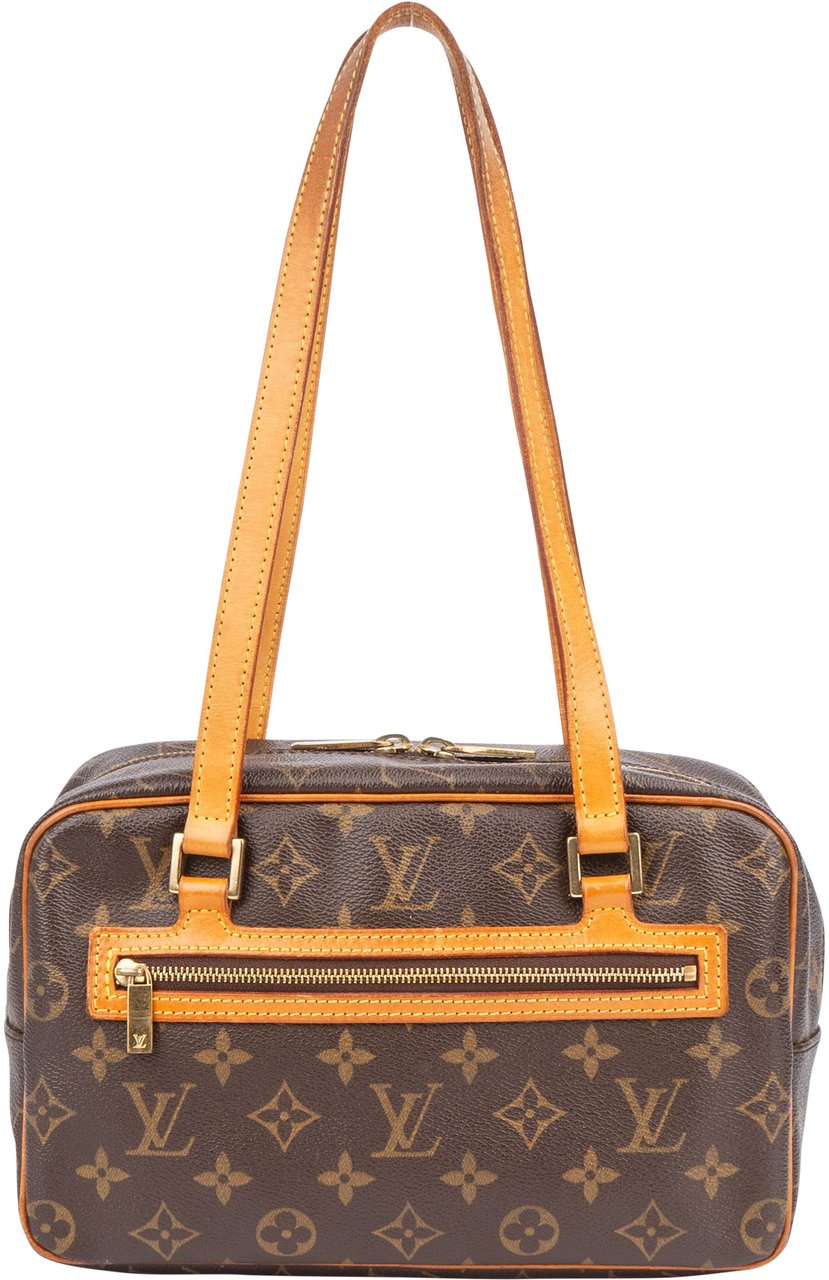 Louis Vuitton Louis Vuitton Canvas Monogram Cite MM Shoulder Bag Bruin