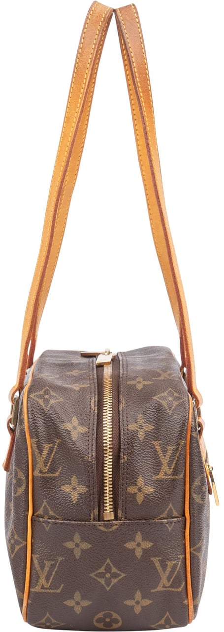 Louis Vuitton Louis Vuitton Canvas Monogram Cite MM Shoulder Bag Bruin