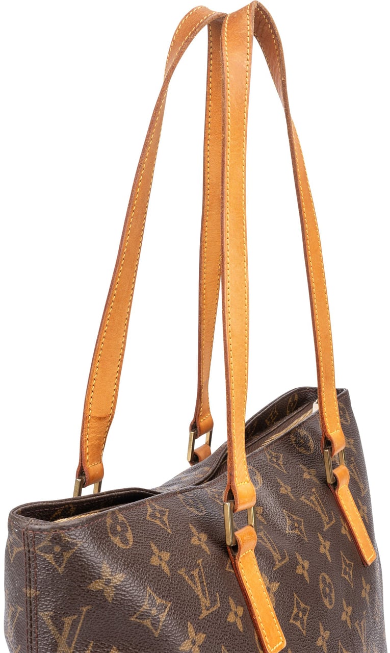 Louis Vuitton Louis Vuitton Canvas Monogram Cabas Mezzo Shoulder Bag Bruin