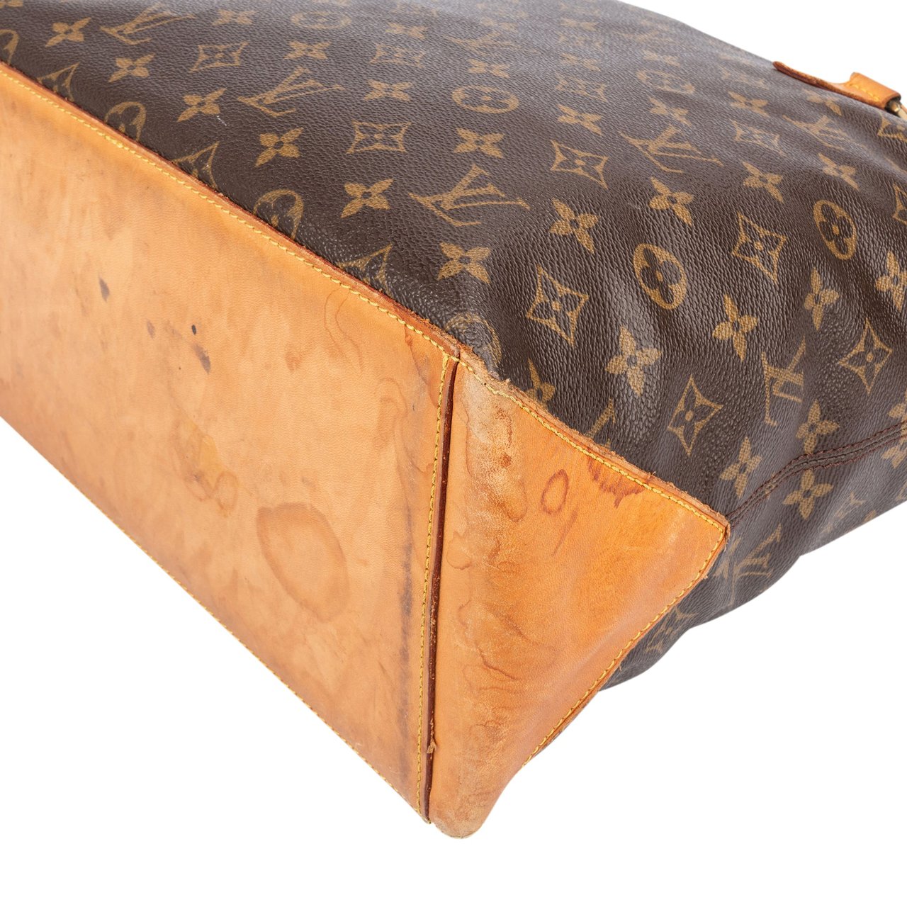 Louis Vuitton Louis Vuitton Canvas Monogram Cabas Mezzo Shoulder Bag Bruin