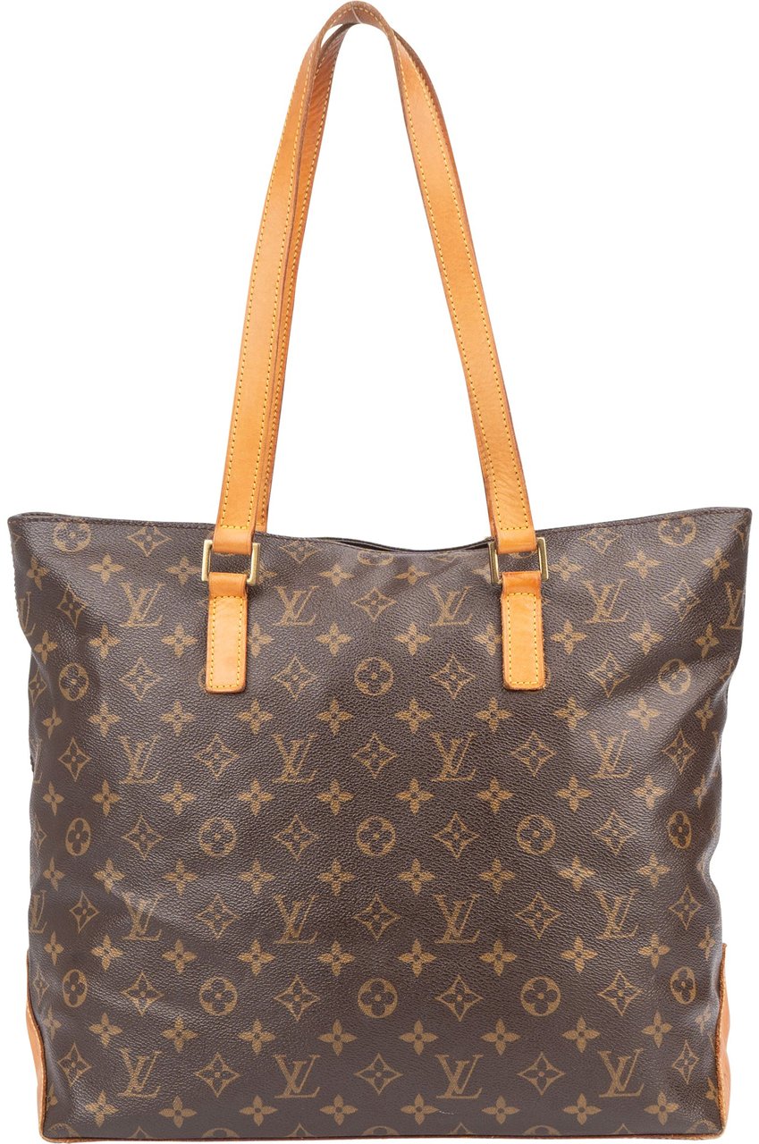 Louis Vuitton Louis Vuitton Canvas Monogram Cabas Mezzo Shoulder Bag Bruin