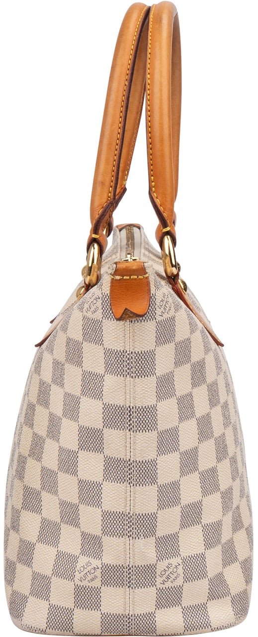 Louis Vuitton Louis Vuitton Damier Azur Monogram Saleya PM Handbag Wit