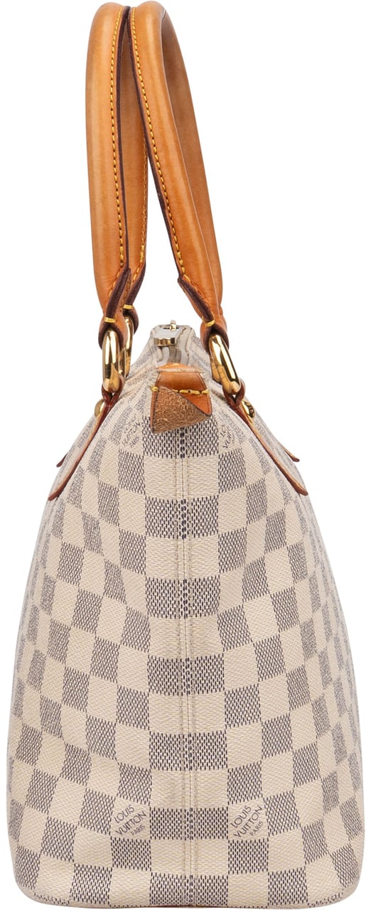 Louis Vuitton Louis Vuitton Damier Azur Monogram Saleya PM Handbag Wit