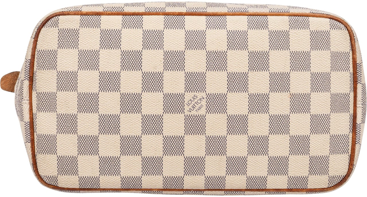 Louis Vuitton Louis Vuitton Damier Azur Monogram Saleya PM Handbag Wit