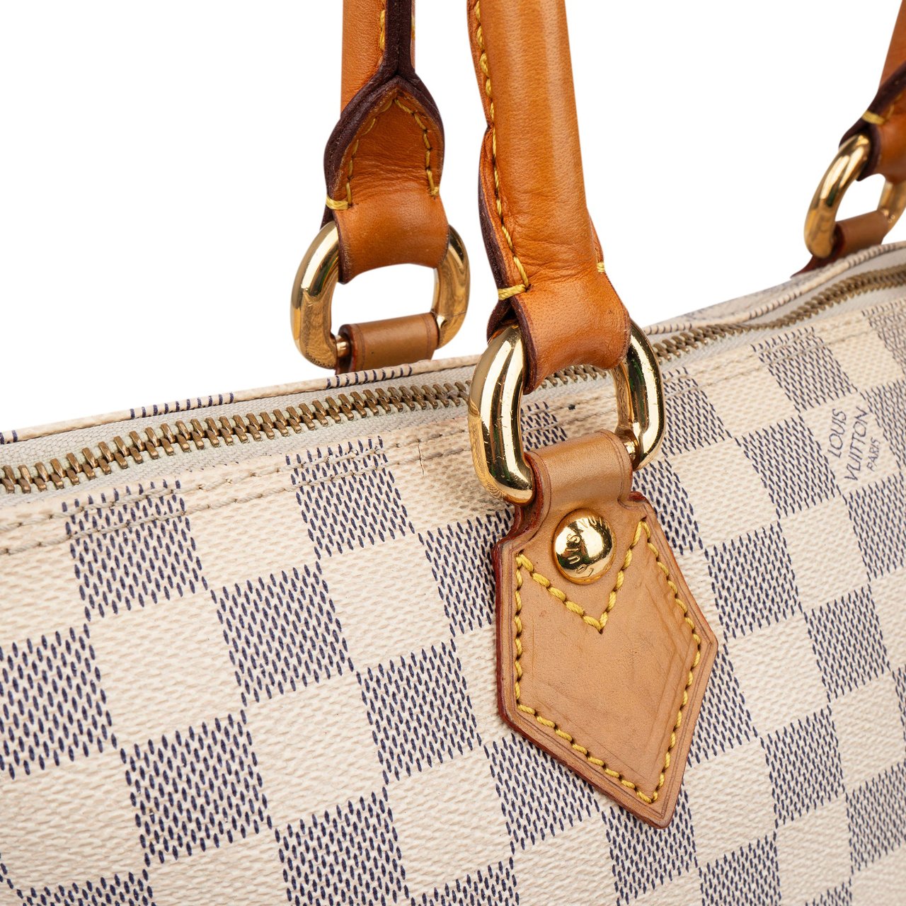 Louis Vuitton Louis Vuitton Damier Azur Monogram Saleya PM Handbag Wit