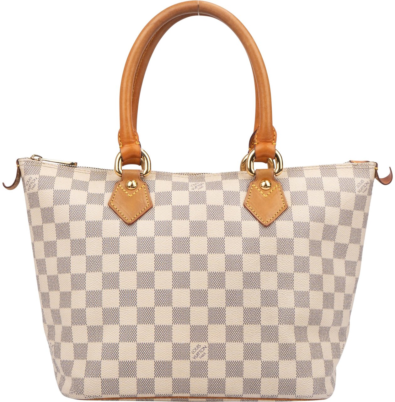 Louis Vuitton Louis Vuitton Damier Azur Monogram Saleya PM Handbag Wit
