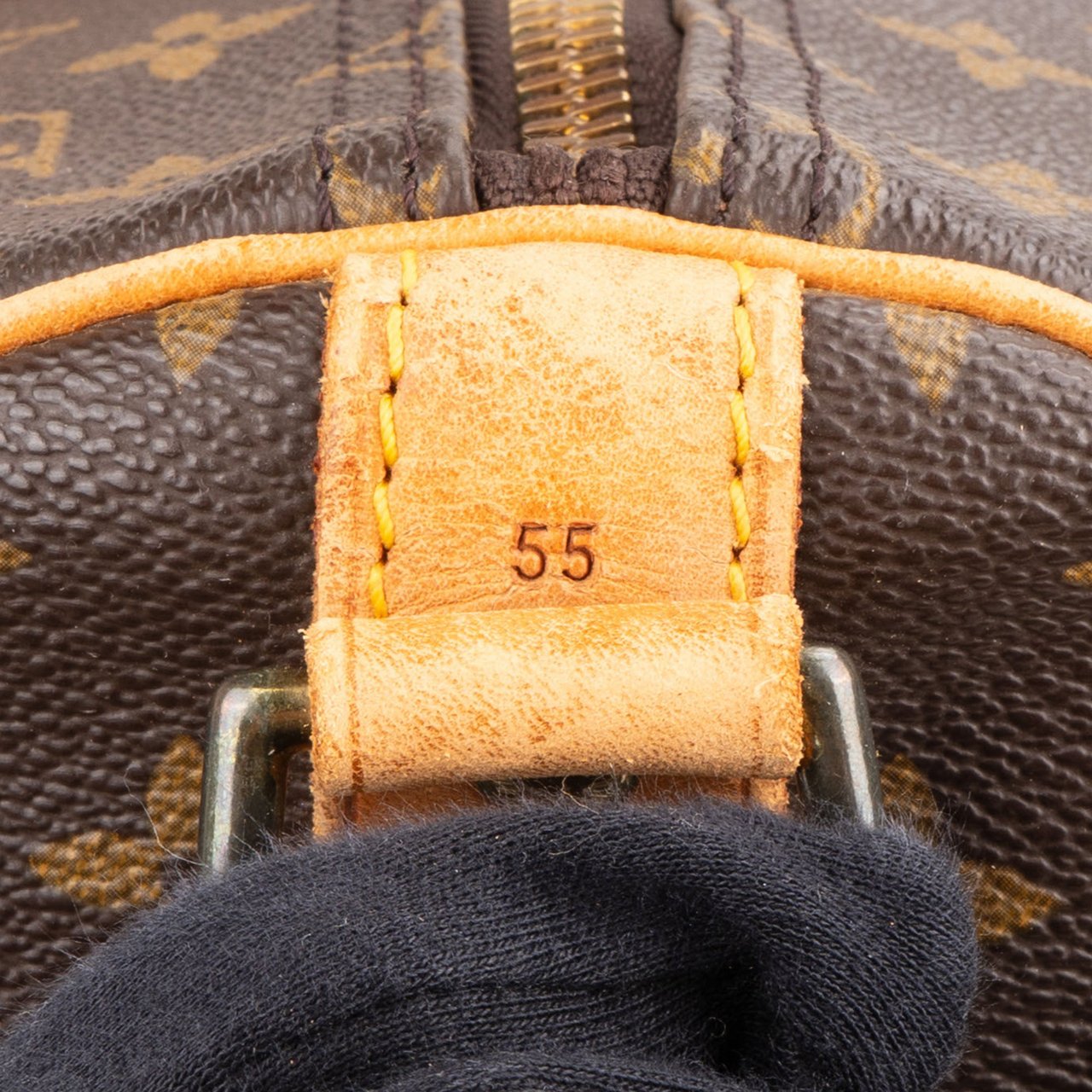 Louis Vuitton Louis Vuitton Canvas Monogram Keepall 55 Bandouliere Bruin