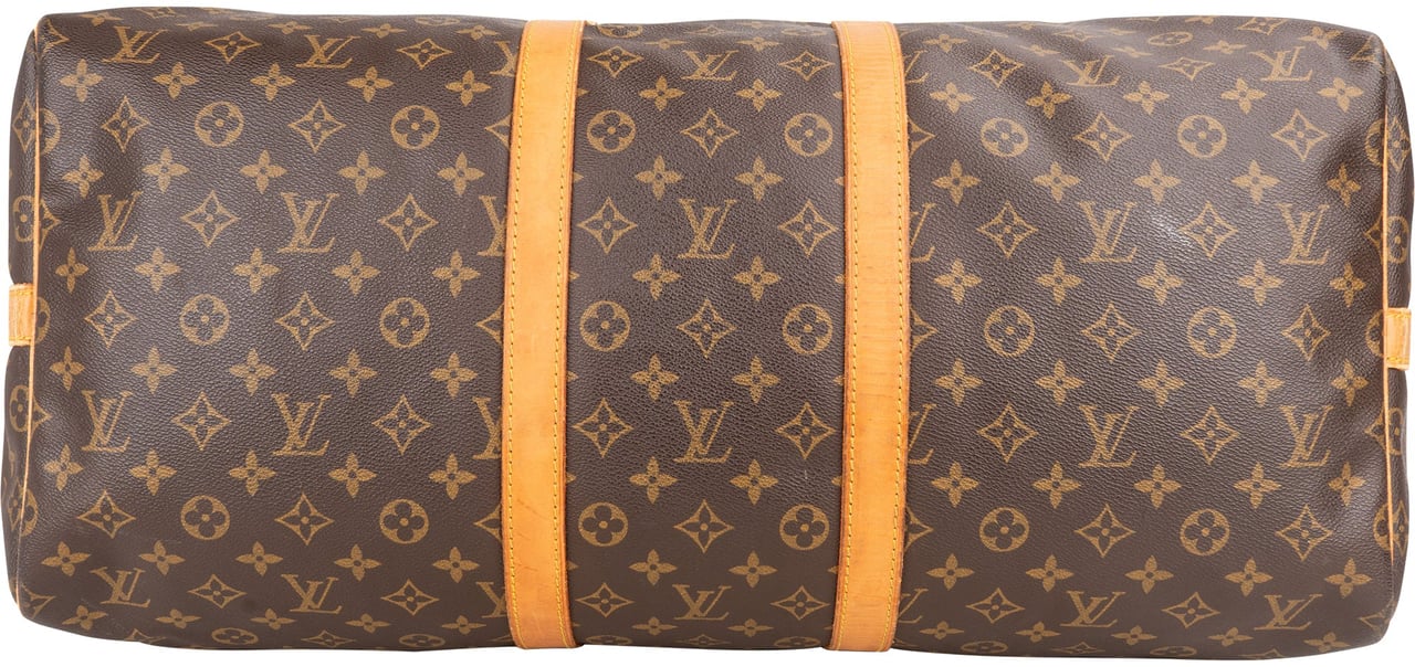 Louis Vuitton Louis Vuitton Canvas Monogram Keepall 55 Bandouliere Bruin