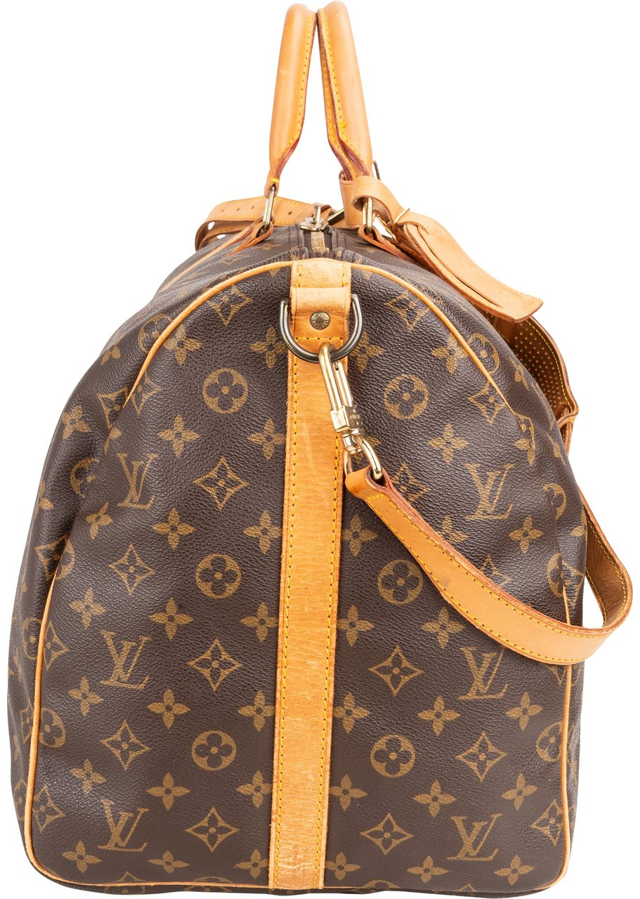 Louis Vuitton Louis Vuitton Canvas Monogram Keepall 55 Bandouliere Bruin
