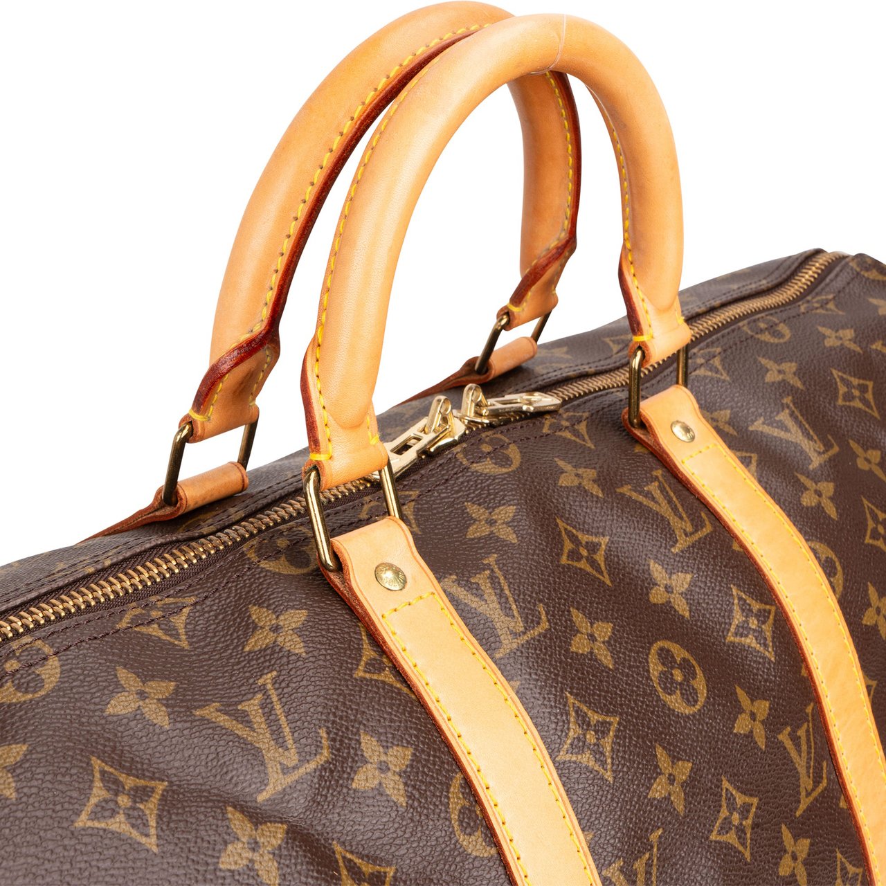 Louis Vuitton Louis Vuitton Canvas Monogram Keepall 50 Bruin