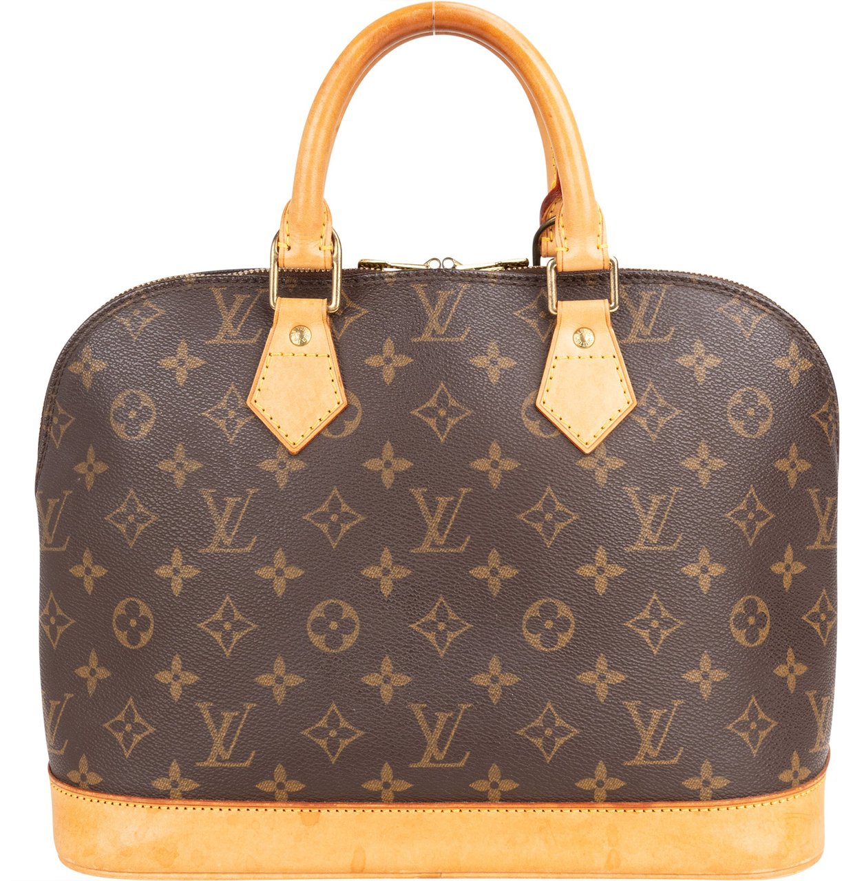 Louis Vuitton Louis Vuitton Canvas Monogram Alma PM Handbag Bruin