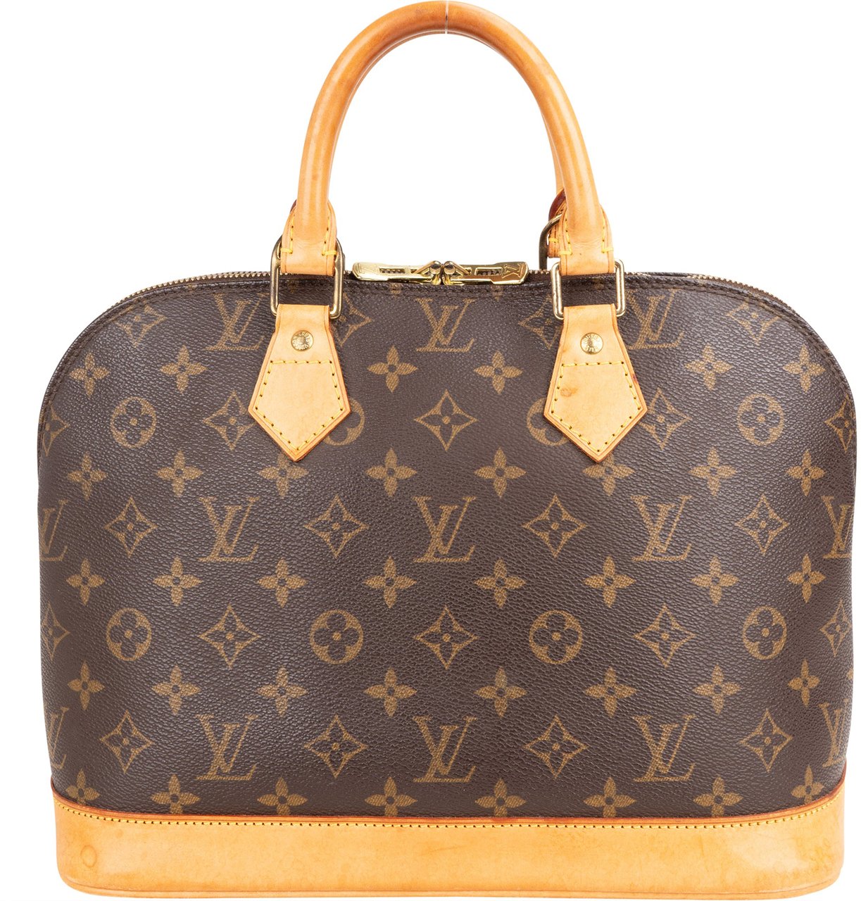 Louis Vuitton Louis Vuitton Canvas Monogram Alma PM Handbag Bruin