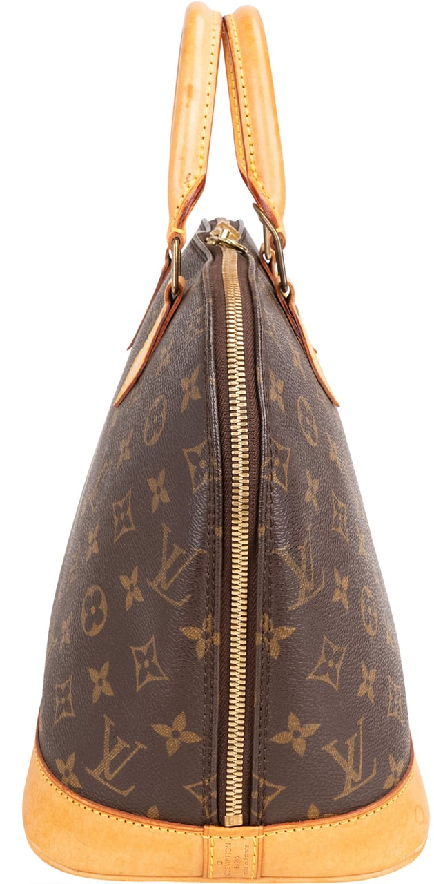 Louis Vuitton Louis Vuitton Canvas Monogram Alma PM Handbag Bruin