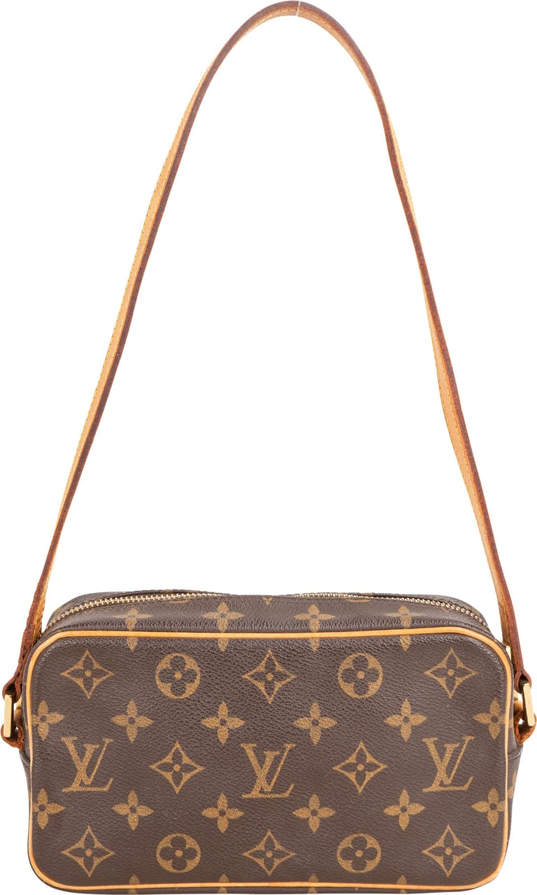 Louis Vuitton Canvas Monogram Pochette Cite Shoulder Bag Bruin