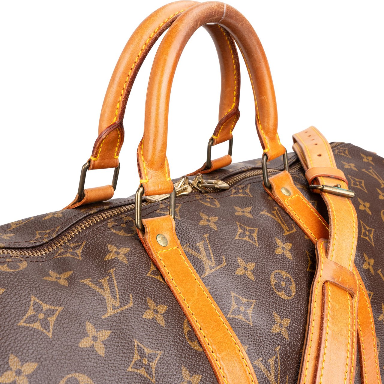 Louis Vuitton Louis Vuitton Canvas Monogram Keepall 50 Bandouliere Bruin
