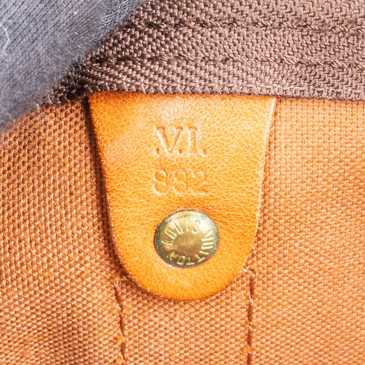 Louis Vuitton Louis Vuitton Canvas Monogram Keepall 50 Bandouliere Bruin