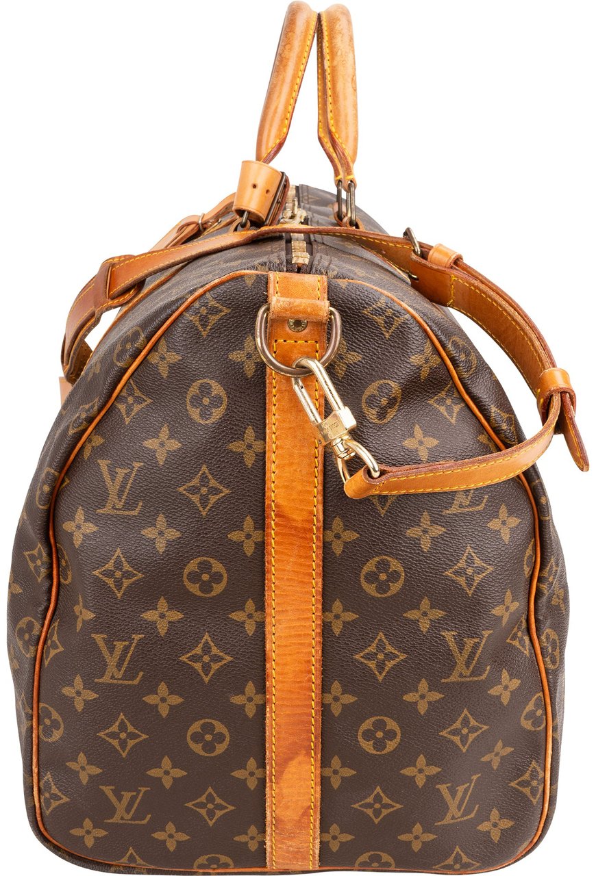 Louis Vuitton Louis Vuitton Canvas Monogram Keepall 55 Bandouliere Bruin