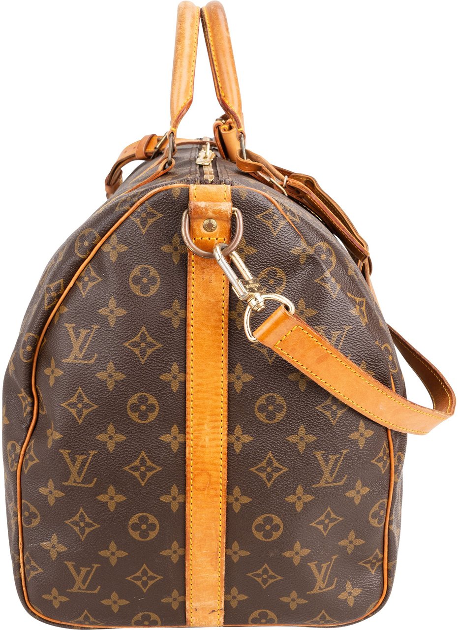 Louis Vuitton Louis Vuitton Canvas Monogram Keepall 55 Bandouliere Bruin