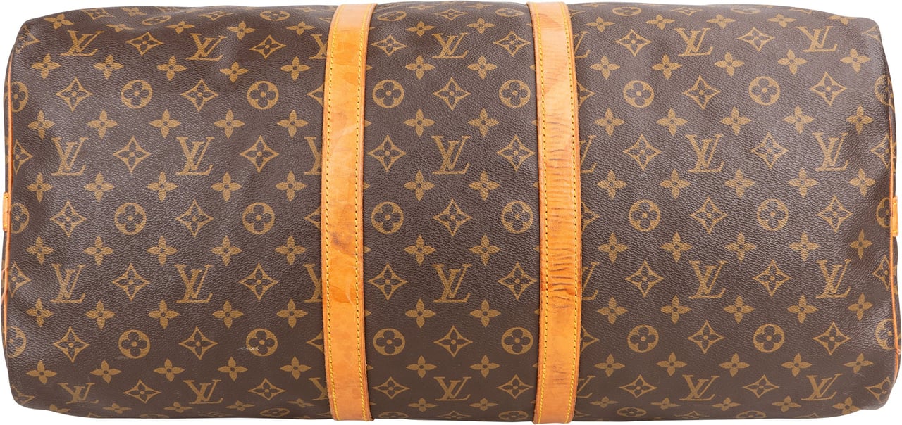 Louis Vuitton Louis Vuitton Canvas Monogram Keepall 55 Bandouliere Bruin