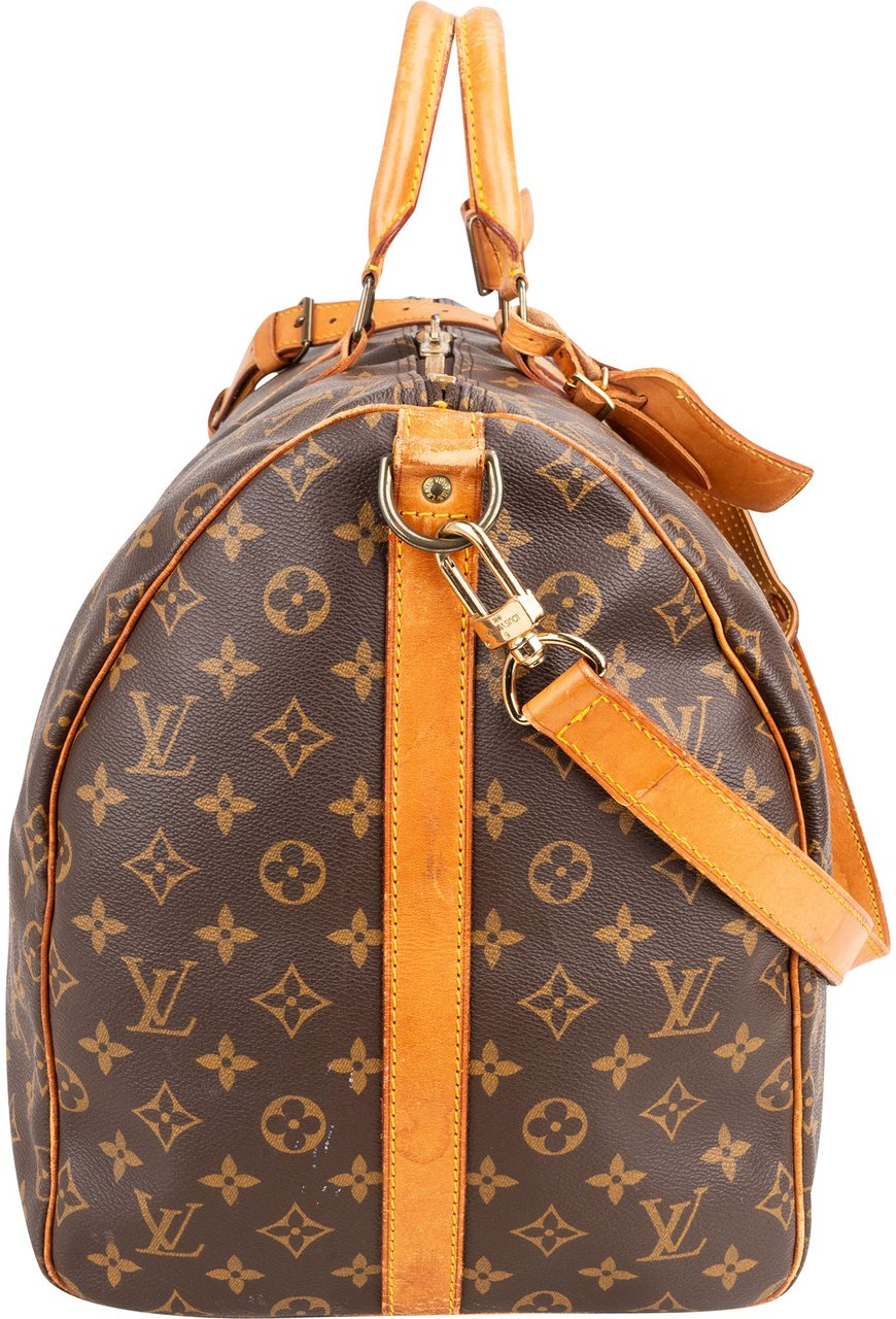 Louis Vuitton Louis Vuitton Canvas Monogram Keepall 55 Bandouliere Bruin