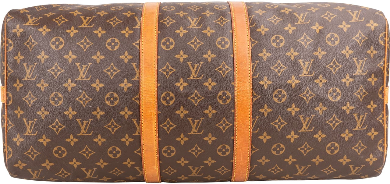 Louis Vuitton Louis Vuitton Canvas Monogram Keepall 55 Bandouliere Bruin