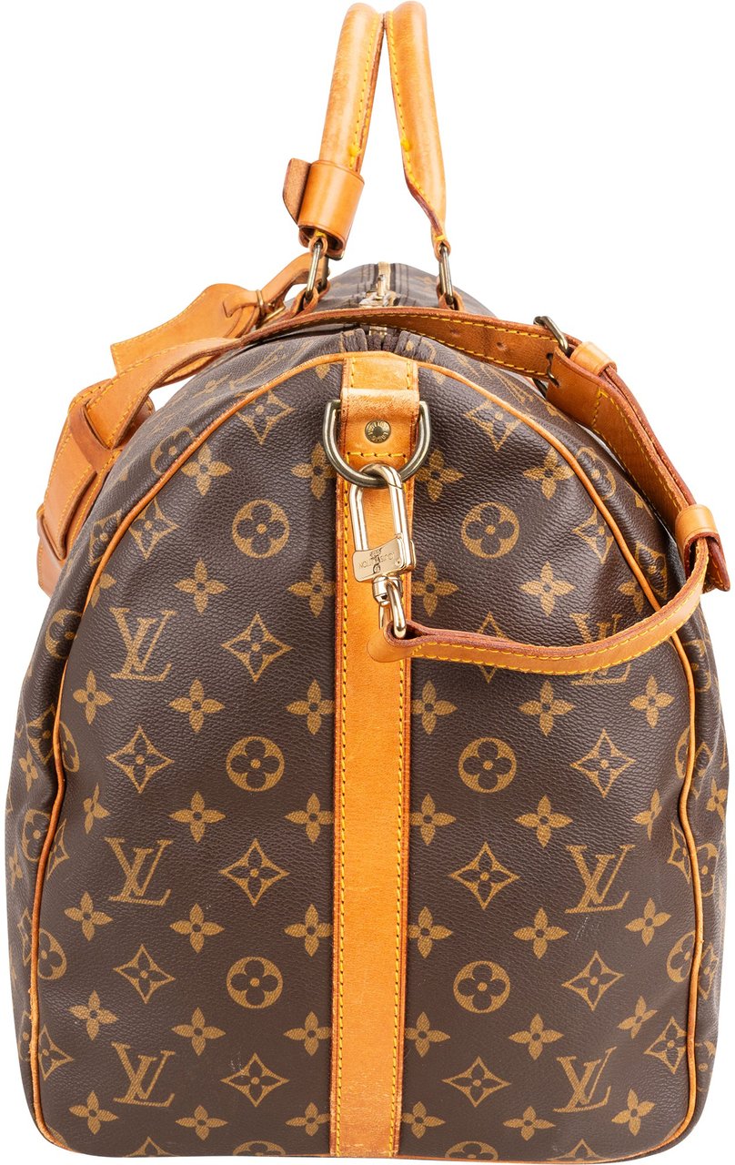 Louis Vuitton Louis Vuitton Canvas Monogram Keepall 55 Bandouliere Bruin