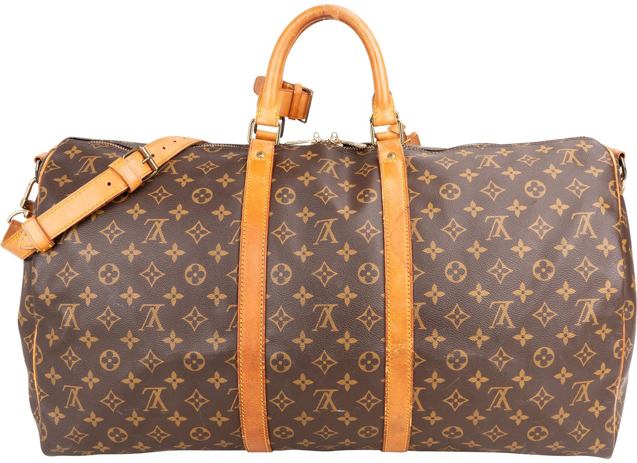 Louis Vuitton Louis Vuitton Canvas Monogram Keepall 55 Bandouliere Bruin