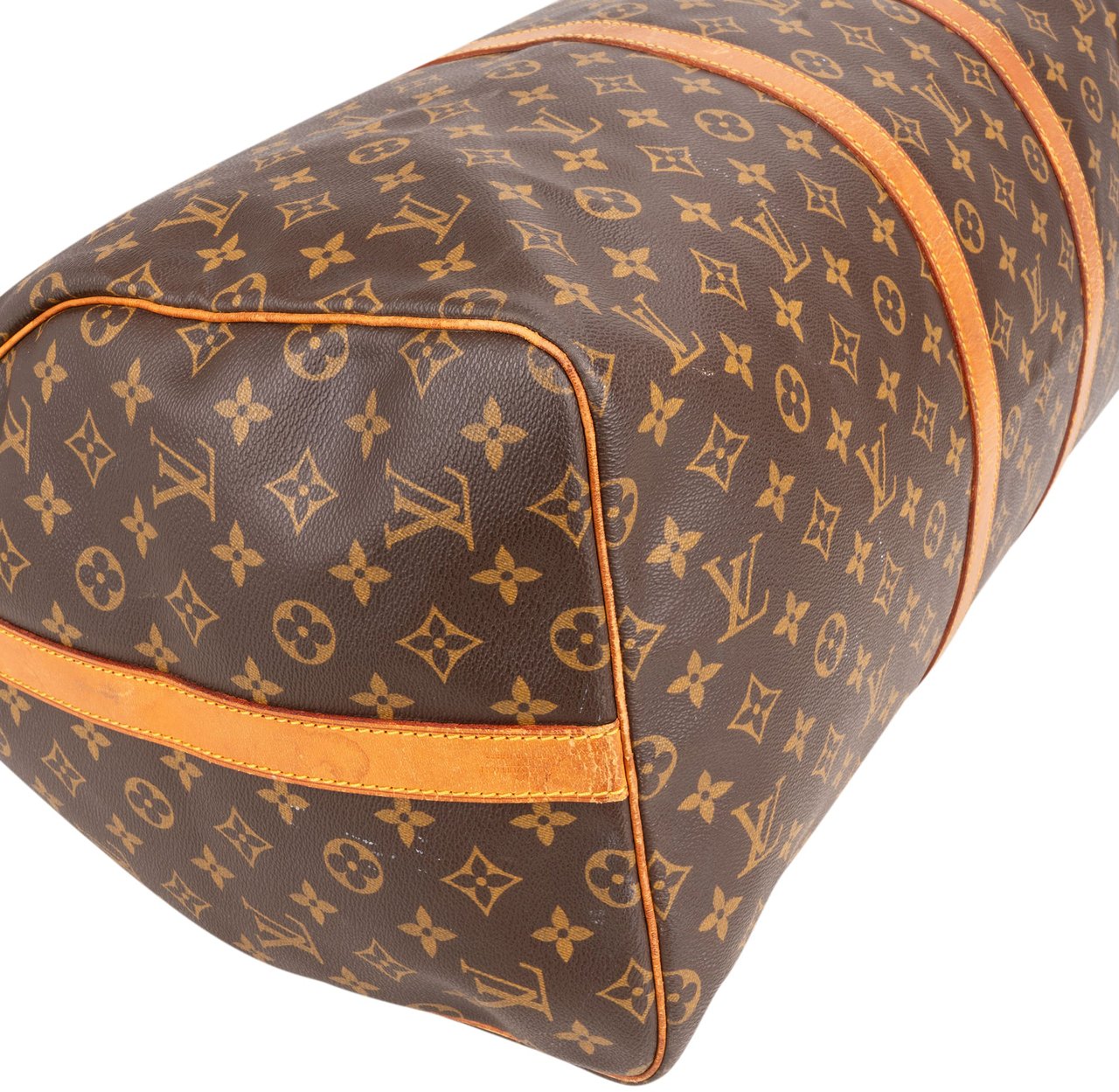 Louis Vuitton Louis Vuitton Canvas Monogram Keepall 55 Bandouliere Bruin