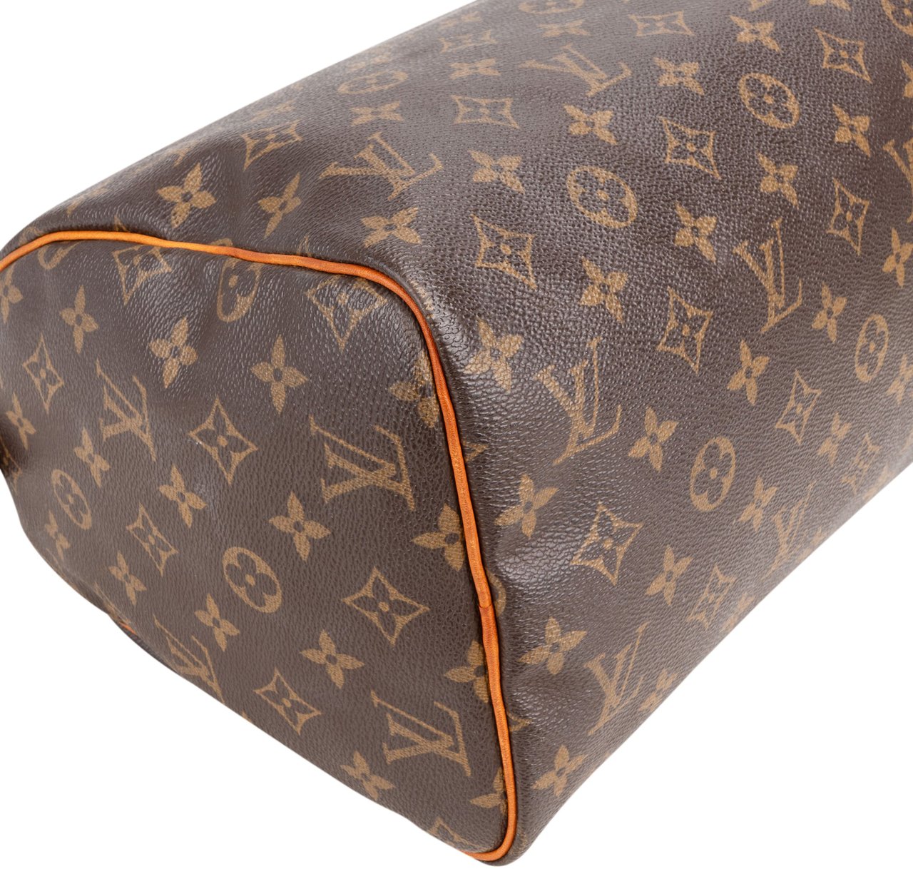 Louis Vuitton Louis Vuitton Canvas Monogram Speedy 30 Handbag Bruin