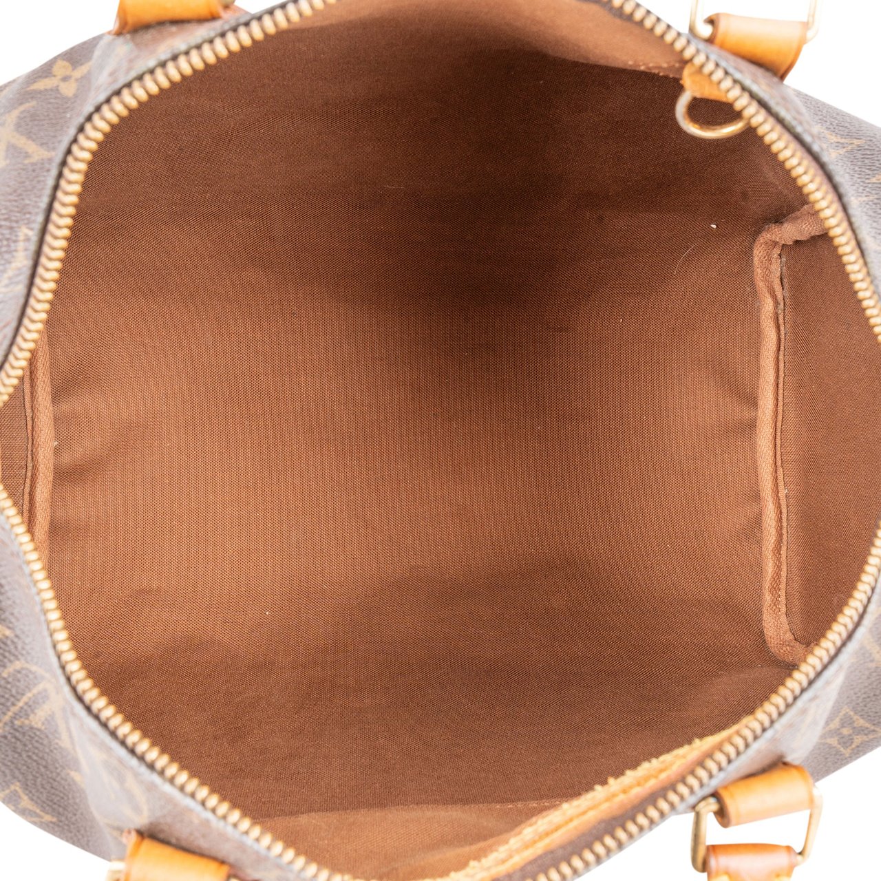 Louis Vuitton Louis Vuitton Canvas Monogram Speedy 30 Handbag Bruin