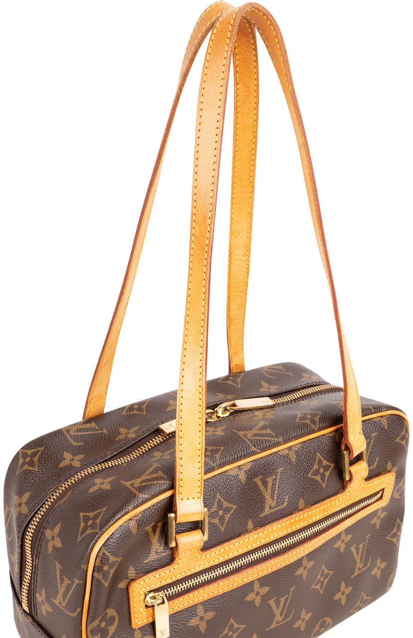 Louis Vuitton Louis Vuitton Canvas Monogram Cite MM Shoulder Bag Bruin
