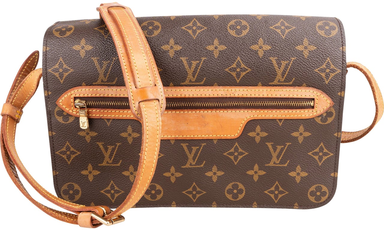 Louis Vuitton Louis Vuitton Canvas Monogram Saint Germain GM Crossbody Bag Bruin