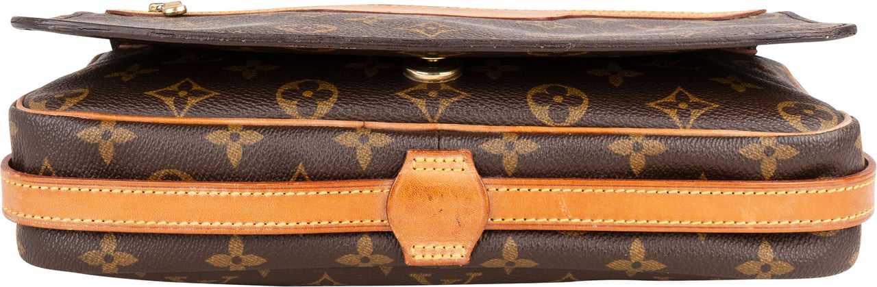 Louis Vuitton Louis Vuitton Canvas Monogram Saint Germain GM Crossbody Bag Bruin