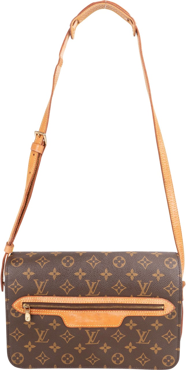 Louis Vuitton Louis Vuitton Canvas Monogram Saint Germain GM Crossbody Bag Bruin