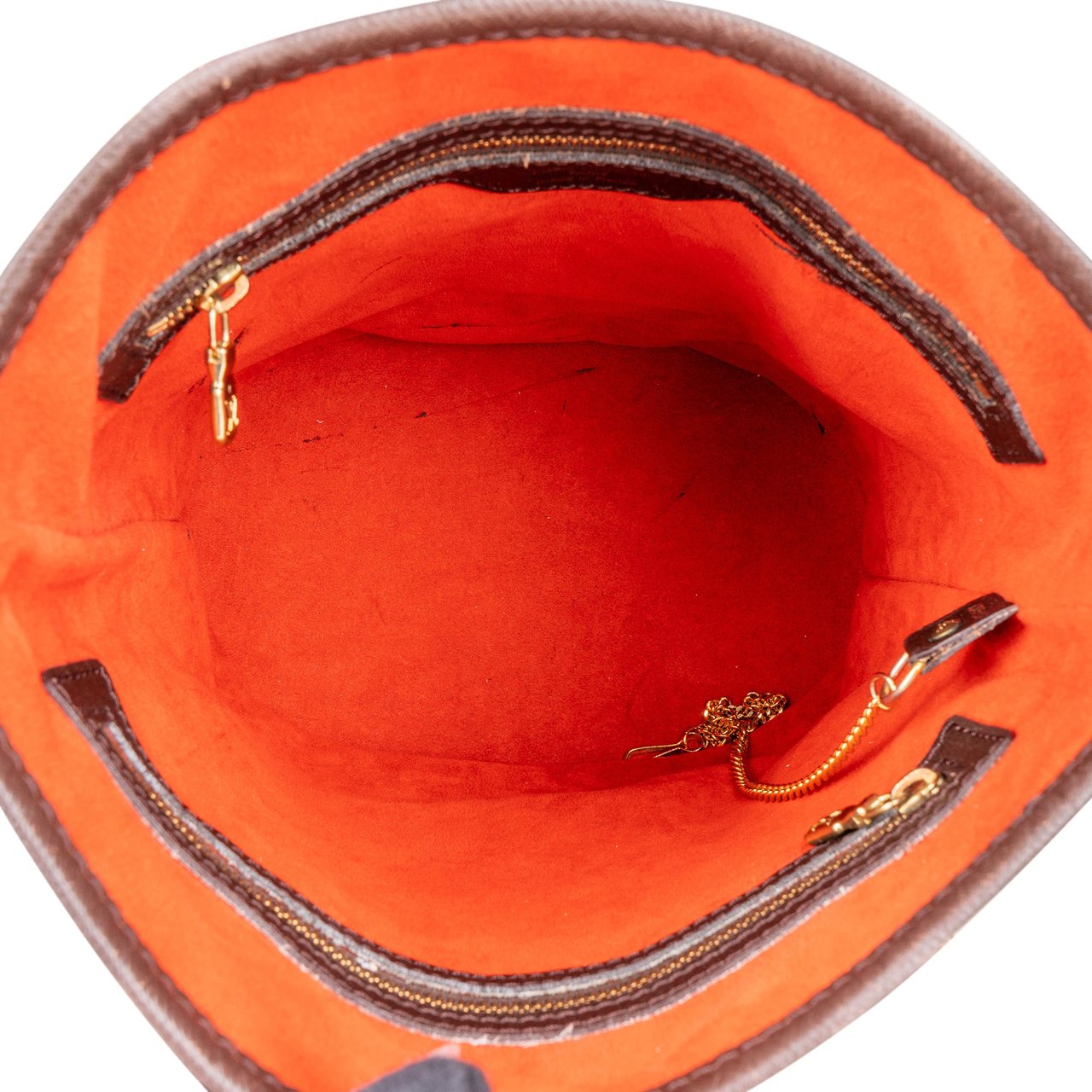 Louis Vuitton Louis Vuitton Damier Ebene Monogram Bucket PM Handbag Bruin