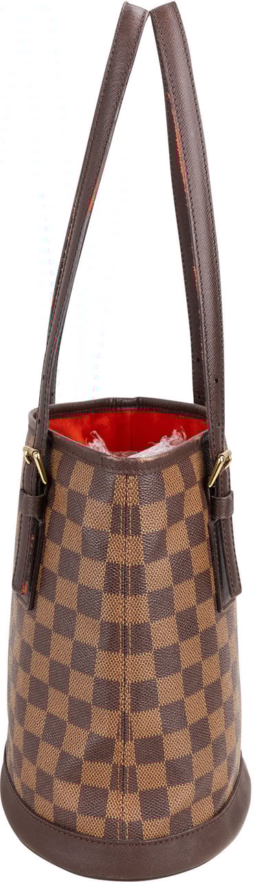 Louis Vuitton Louis Vuitton Damier Ebene Monogram Bucket PM Handbag Bruin