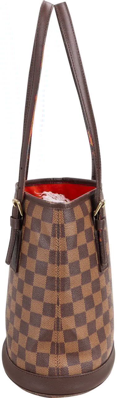Louis Vuitton Louis Vuitton Damier Ebene Monogram Bucket PM Handbag Bruin