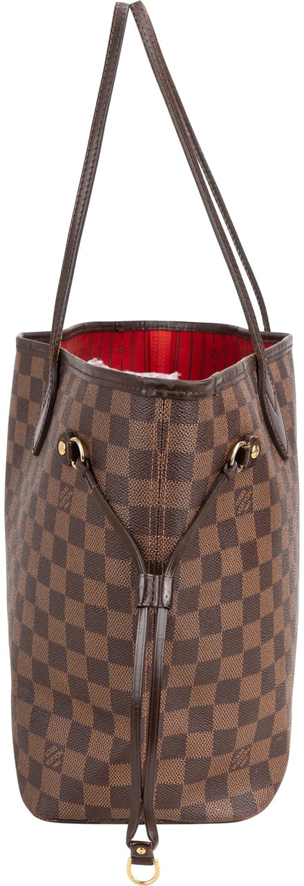 Louis Vuitton Louis Vuitton Damier Ebene Monogram Neverfull MM Shopper Handbag Bruin