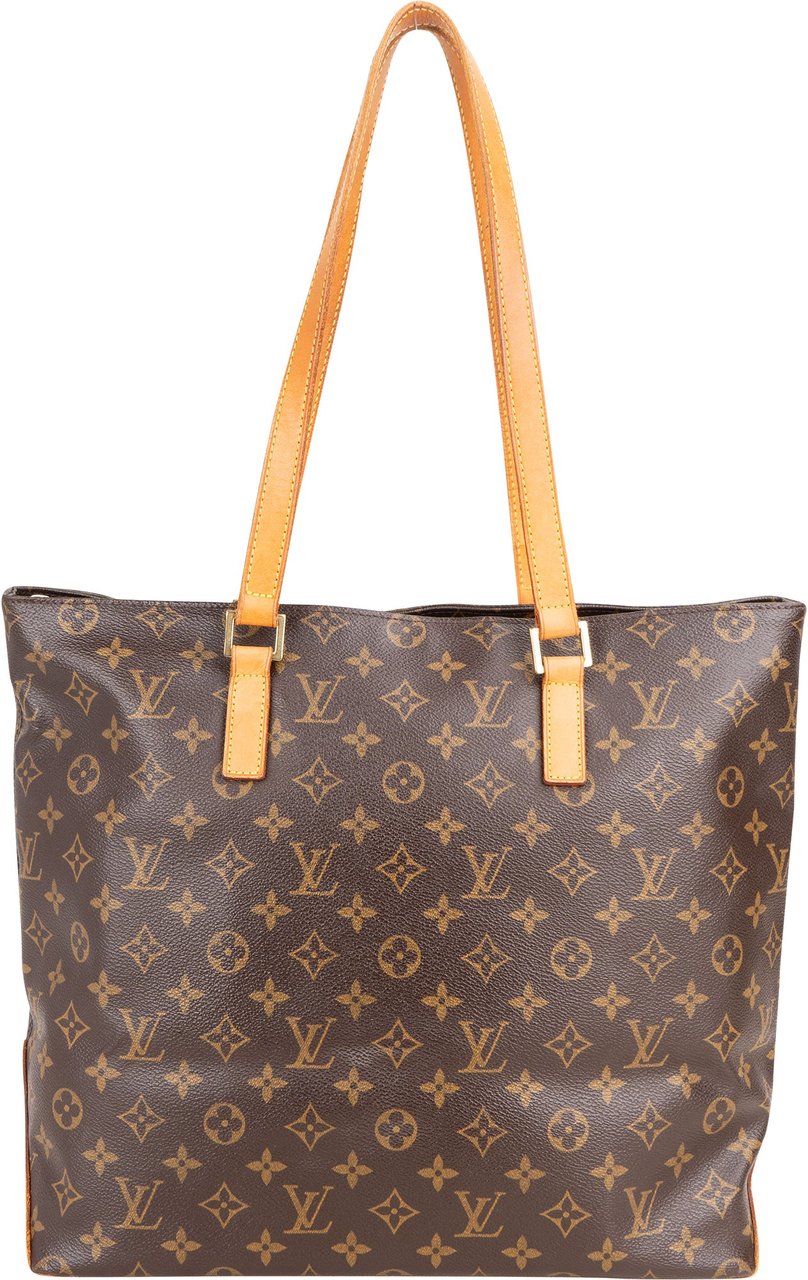 Louis Vuitton Louis Vuitton Canvas Monogram Cabas Mezzo Shoulder Bag Bruin