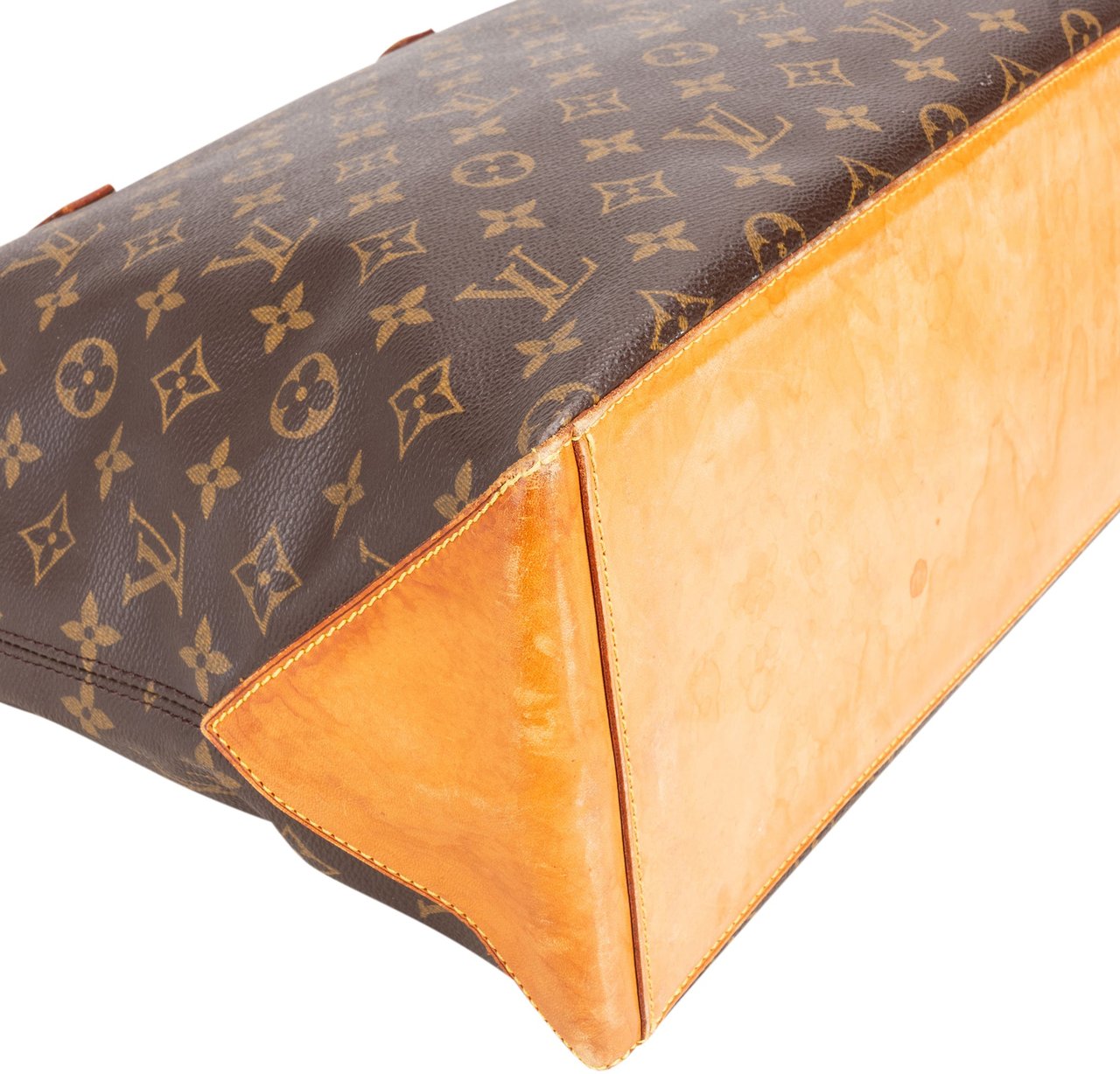 Louis Vuitton Louis Vuitton Canvas Monogram Cabas Mezzo Shoulder Bag Bruin