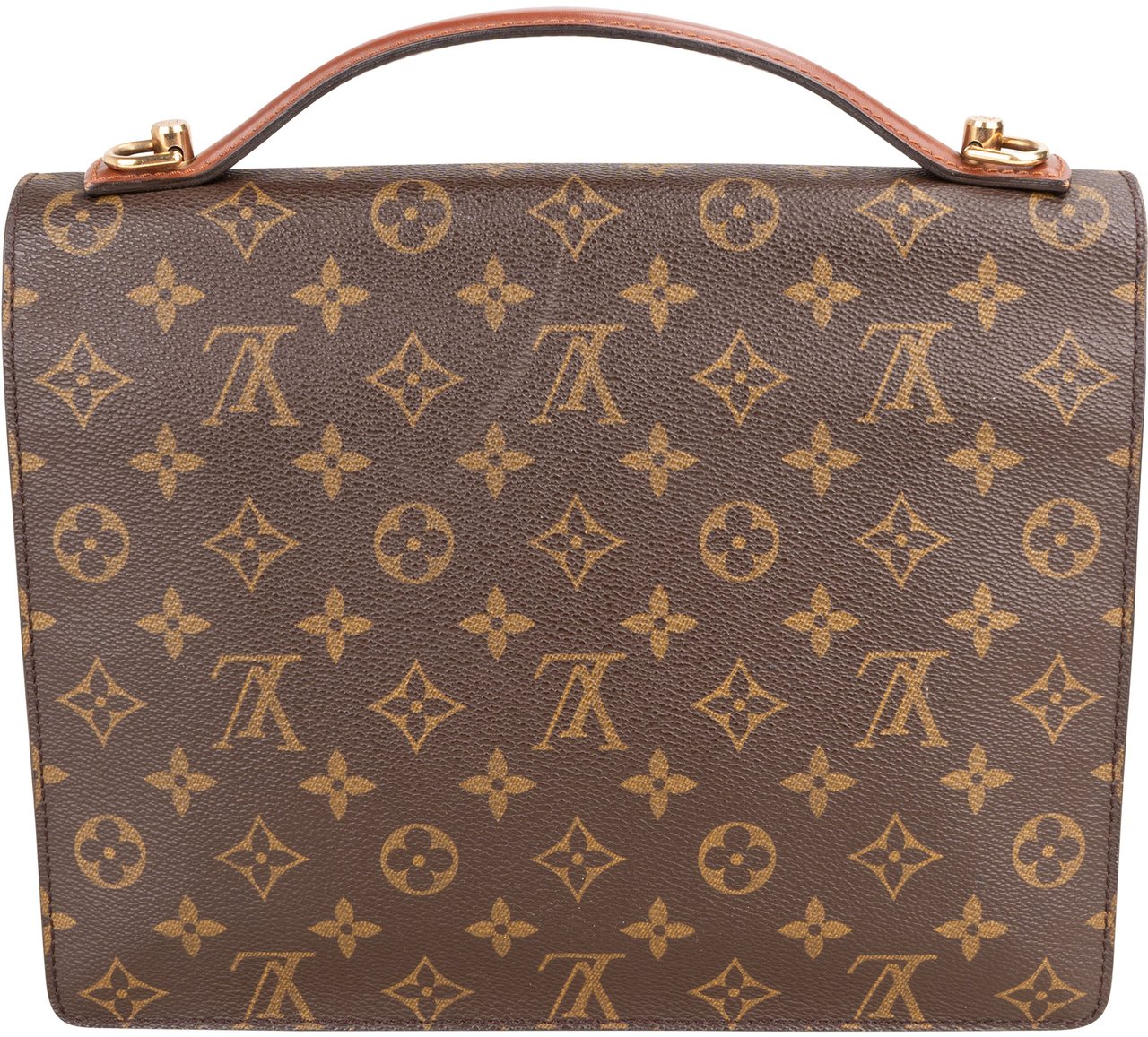 Louis Vuitton Louis Vuitton Canvas Monogram Monceau Handbag Bruin