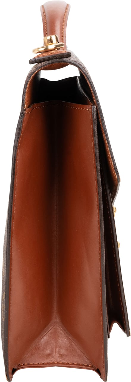 Louis Vuitton Louis Vuitton Canvas Monogram Monceau Handbag Bruin